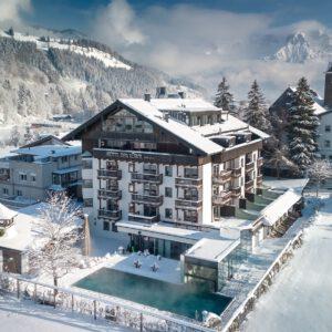 hotel der löwe leogang pool winter